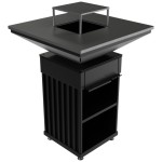 KRATKI Ohniště s grilem QUADRUM BBQ V