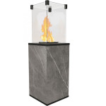 KRATKI Plynový ohřívač PATIO MINI sintrovaný křemen NATURALI PIETRA GREY